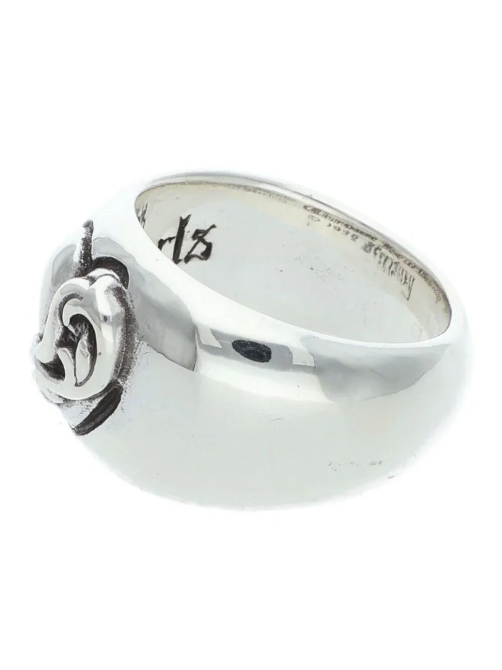 Chrome Heart in Band Silver Ring